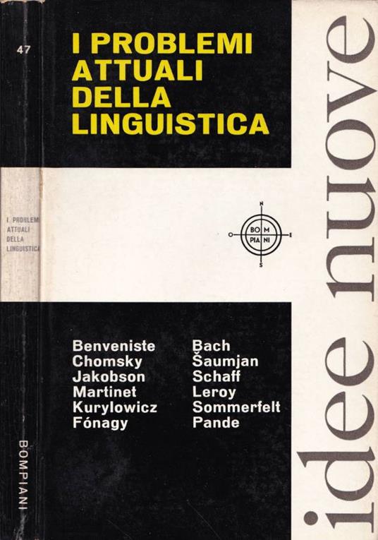 I problemi attuali della linguistica - copertina