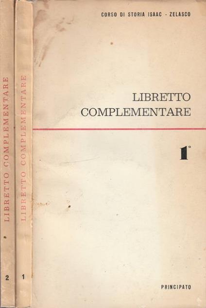Libretto complementare vol 1,2 - copertina