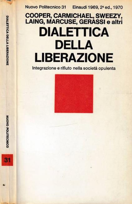 Dialettica della liberazione - copertina