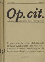 Op.cit. Selezione della critica d'arte contemporanea anno 1970