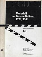 Materiali sul Cinema Italiano 1929/1943