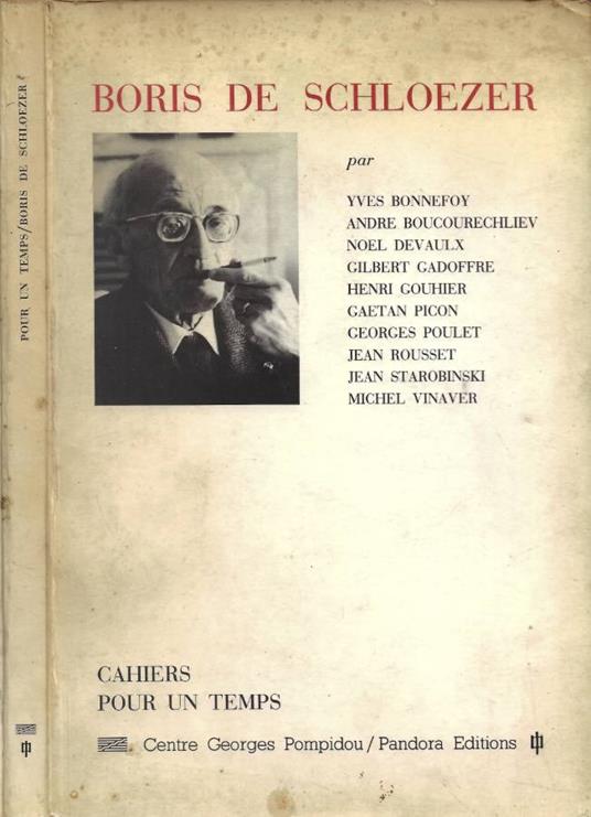 Boris de Schloezer - copertina