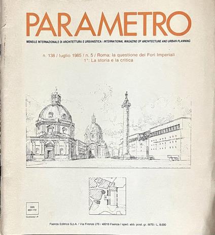 Parametro, n. 138, luglio 1985, n,5 - copertina