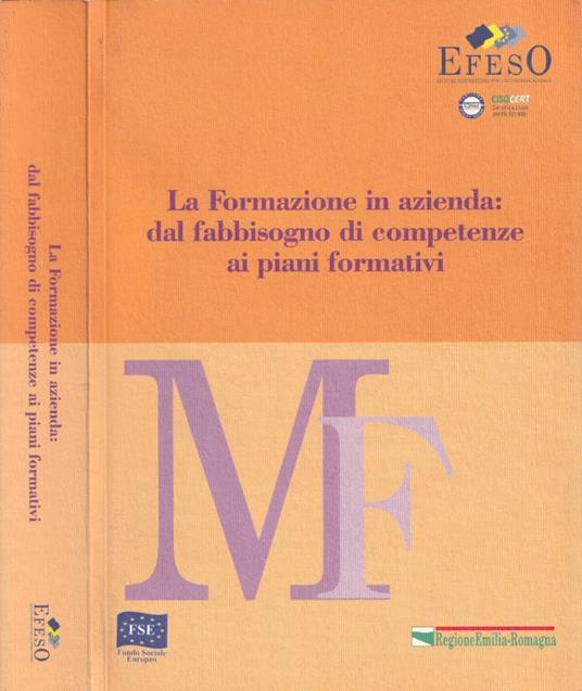 La formazione in azienda: dal fabbisogno di competenze ai piani formativi - copertina