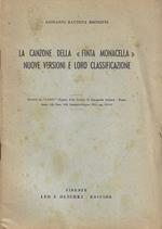 La Canzone della Finta Monacella nuove versioni e loro classificazione