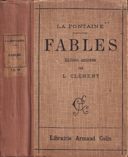 Fables - Jean de La Fontaine - copertina