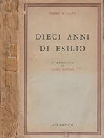 Dieci anni di esilio