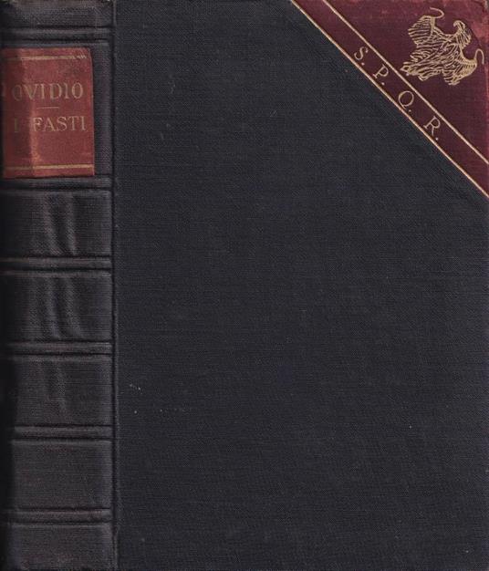 I fasti - P. Nasone Ovidio - copertina