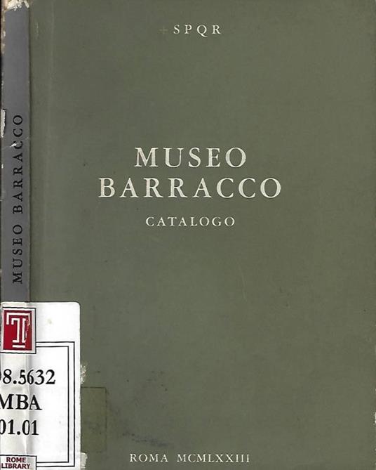 Museo Barracco - Carlo Pietrangeli - copertina