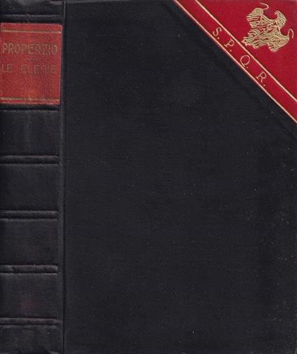 Le elegie - Sesto Properzio - copertina