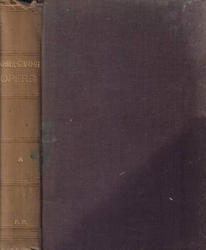 Opere Vol. VIII: Scienza delle costituzioni - G. Domenico Romagnosi - copertina