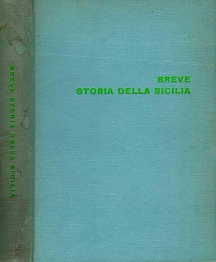 Breve storia della Sicilia - Salvatore F. Romano - copertina