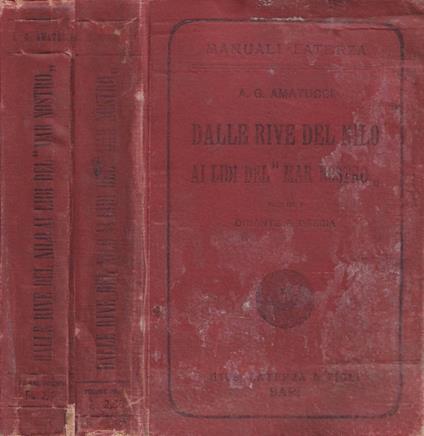 Dalle rive del Nilo ai lidi del Mar Nostro, vol. I e II - copertina