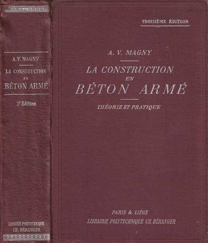 La construction en béton armé - copertina