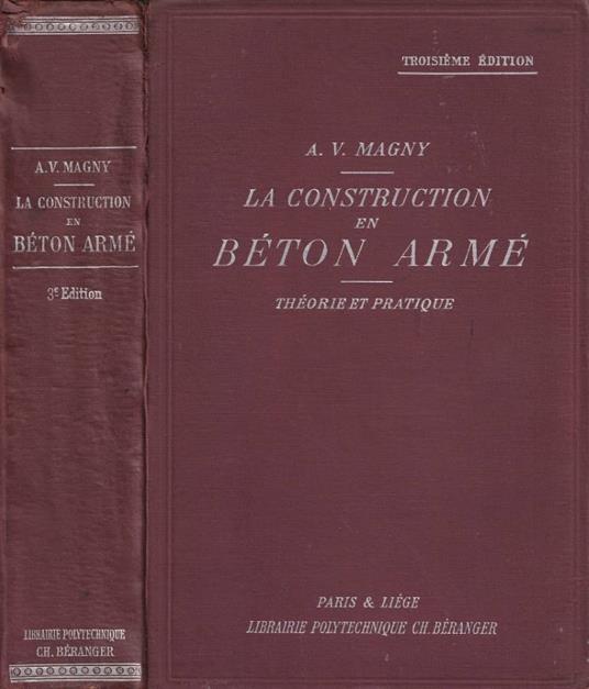 La construction en béton armé - copertina