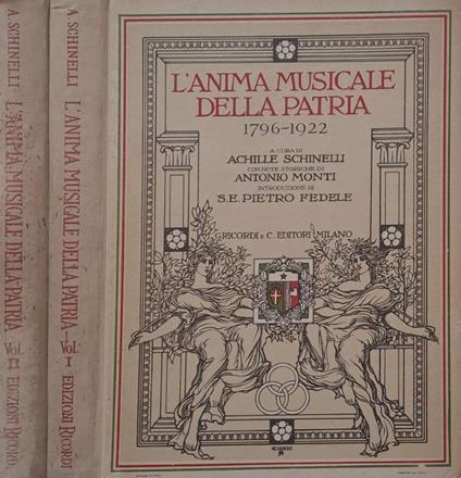 L' anima musicale della Patria 1796-1922 - copertina