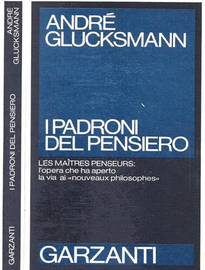 I padroni del pensiero - copertina