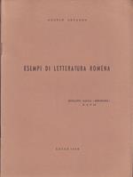 Esempi di letteratura romena