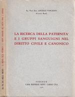La ricerca della paternità e i gruppo sanguigni nel diritto civile e canonico