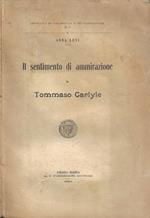 Il sentimento di ammirazione di Tommaso Carlyle
