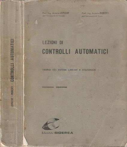 Lezioni di controlli automatici - copertina