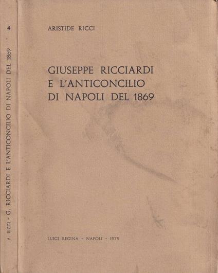Giuseppe Ricciardi e l'anticoncilio di Napoli del 1869 - copertina
