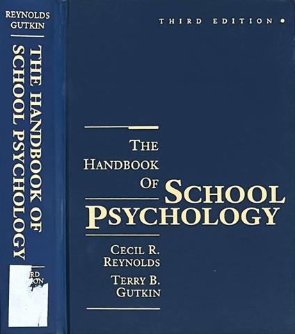 The handbook of school psychology - copertina