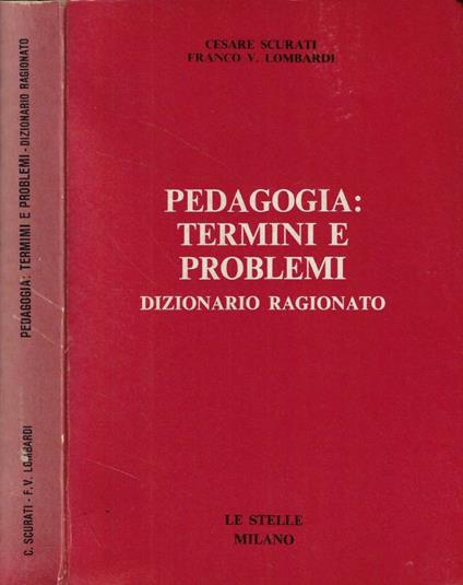 Pedagogia: termini e problemi (Autografo) - copertina