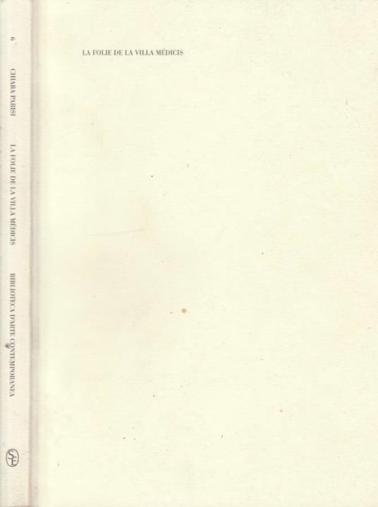 La folie de la Villa Medicis - copertina