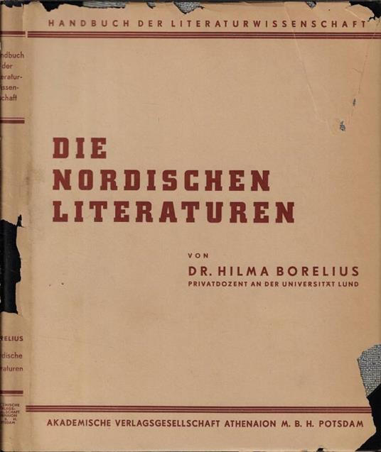 Die nordischen literaturen - copertina