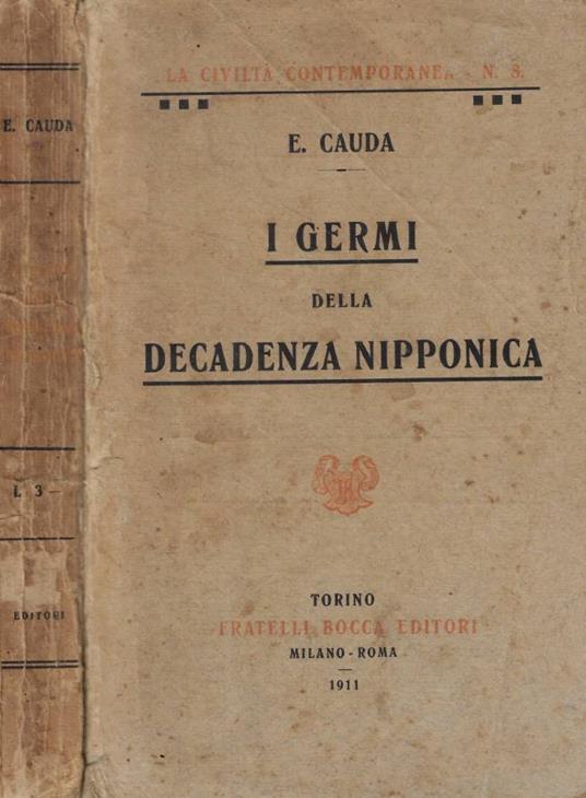I germi della decadenza nipponica - copertina