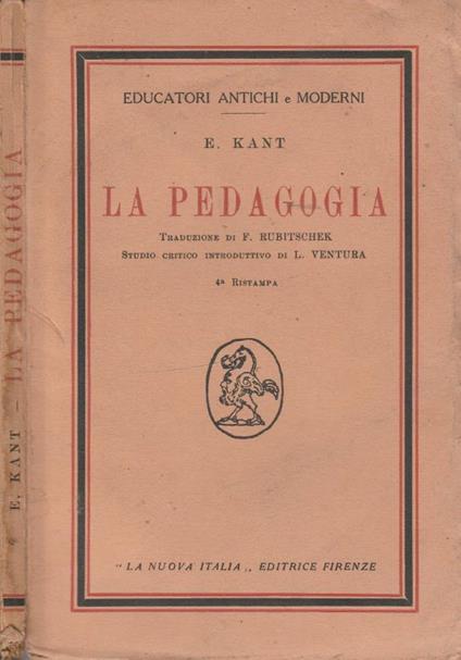 La pedagogia - copertina
