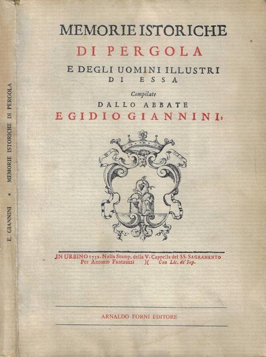 Memorie istoriche di Pegola e degli uomini illustri di essa - copertina