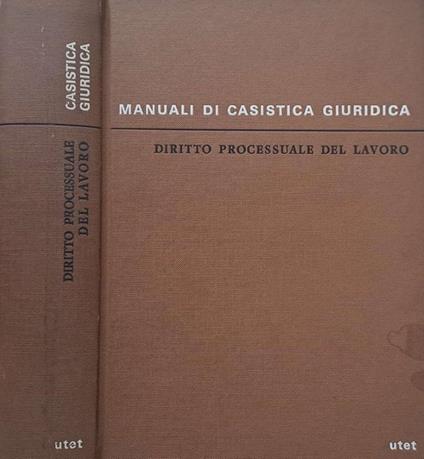 Diritto processuale del lavoro - copertina