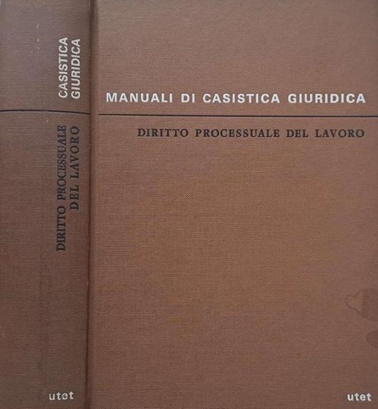 Diritto processuale del lavoro - copertina