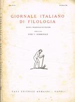 Giornale italiano di filologia n.1, anno 1956