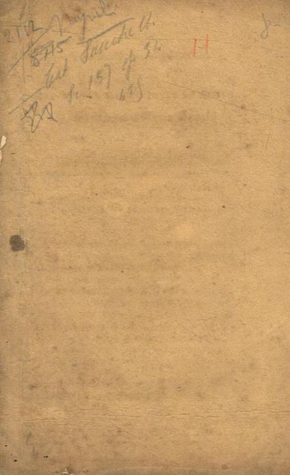 Funebre orazioncina in lode del Signor Maresciallo in Campo D.Francesco Maria Tanchi recitata da Monsig.Antonio Sauchelli il giorno 12 maggio 1843 - copertina