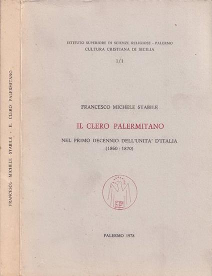 Il clero palermitano - copertina
