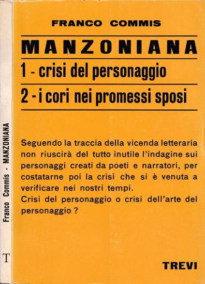 Manzoniana - copertina