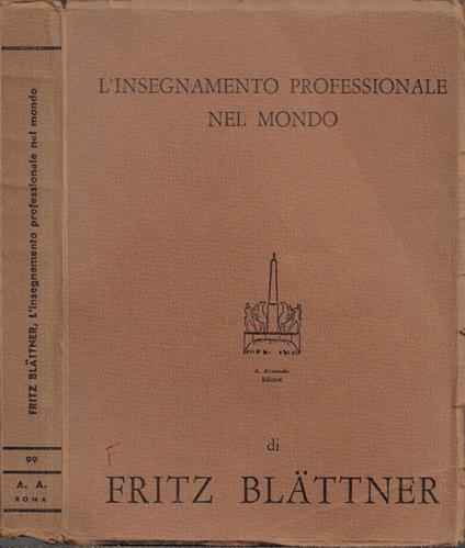 L' insegnamento professionale nel mondo - copertina