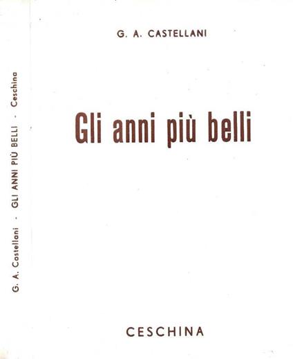 Gli anni più belli - copertina