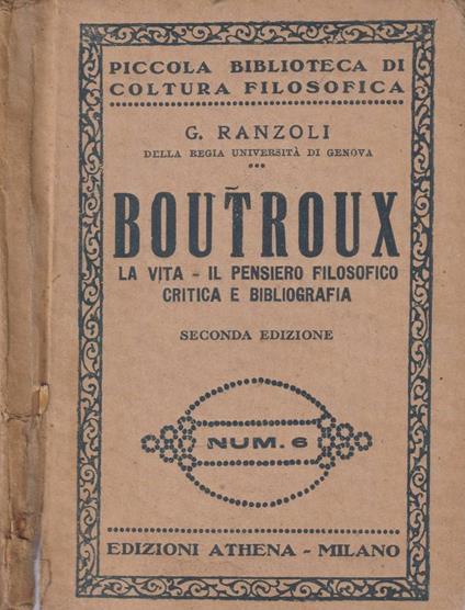 Boutroux - copertina