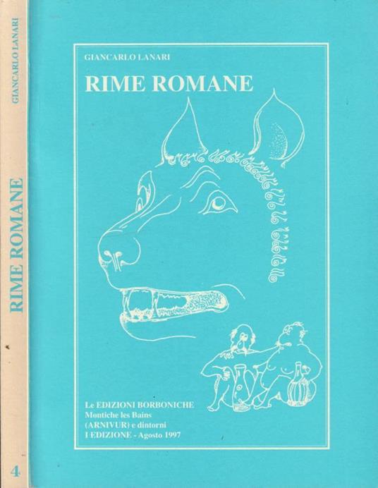 Rime romane (Autografo) - copertina