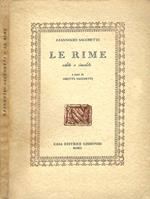 Le rime edite e inedite