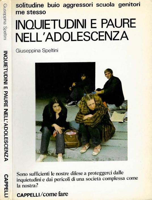 Inquietudini e paure nell'adolescenza - copertina