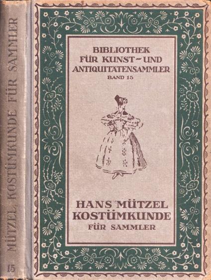 Kostumkunde fur sammler - copertina