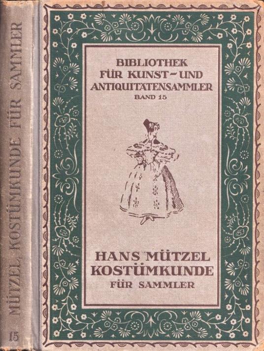 Kostumkunde fur sammler - copertina