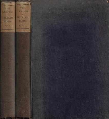 The Letters of William James. Vol. I, Vol. II - copertina
