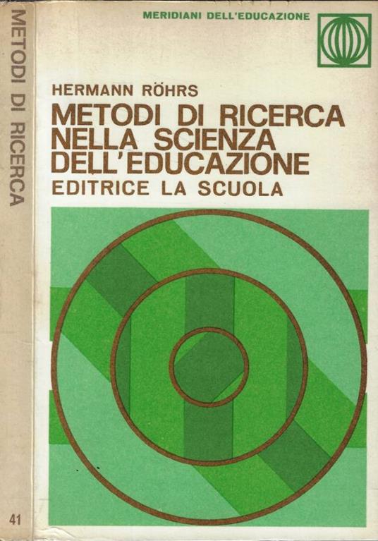 Metodi di ricerca nella scienza dell'educazione - copertina