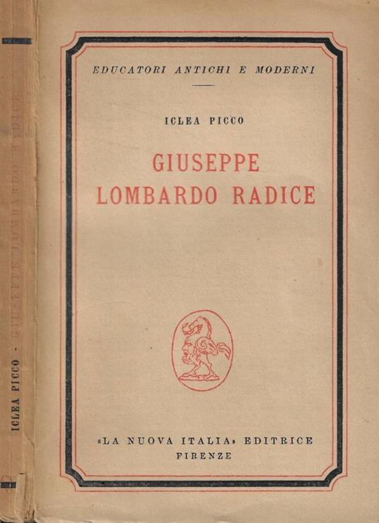 Giuseppe Lombardo Radice (Autografo) - copertina